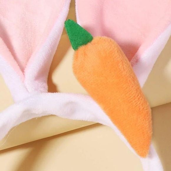 Last one! 🐰 Soft bunny ears carrot headband 🥕 - Picture 3 of 9